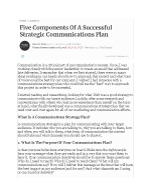 Five-Components-Of-A-Successful-Strategic-Communications-Plan